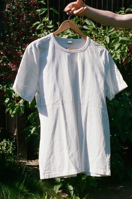 ASKET - T-Shirt White - Cotton - Mens